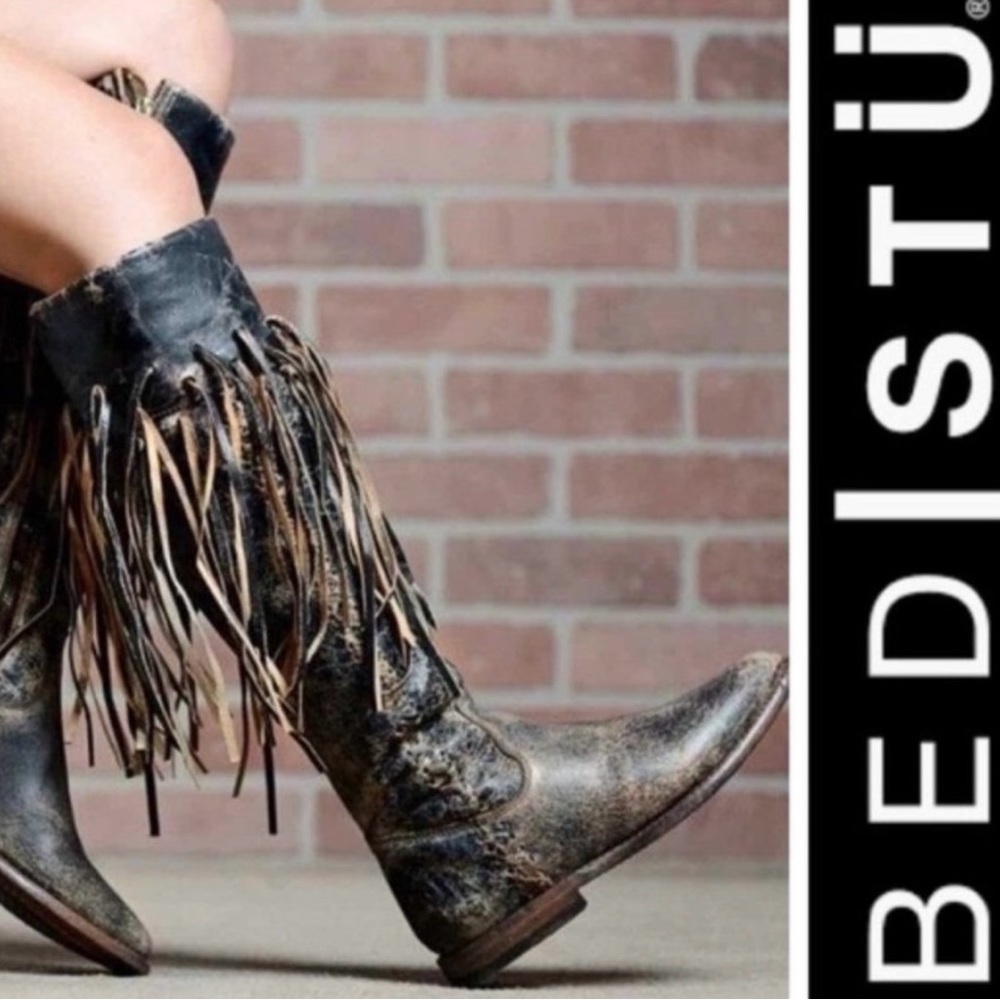 Bed Stu, Womens Fringe Boots, Size 7